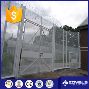 Recubierto de PVC de alta calidad Anti-subir 385 eléctrico galvanizado valla de seguridad cerca de <span class=keywords><strong>la</strong></span> <span class=keywords><strong>prisión</strong></span> - Product Image 3