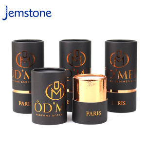 Vente d'usine / Impression personnalisée en couleur pleine sur tube cylindrique en feuille de cuivre pour emballage de flacon de parfum cosmétique en tube de papier - Product Image 1