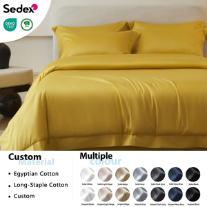 Ensemble de literie 3-en-1 en coton 100 % pour <span class=keywords><strong>lit</strong></span> double, <span class=keywords><strong>draps</strong></span> et taies d'oreiller, <span class=keywords><strong>taille</strong></span> Queen, vente en gros - Product Image 2