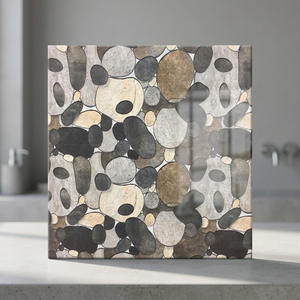300x600mm 30x60cm Carreaux muraux en marbre céramique porcelaine gris clair antidérapant pour l'élévation extérieure de la tour - Product Image 4