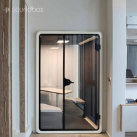 Caja de sonido para oficina, sofá privado silencioso para chatear, Área Comercial para chatear, cápsulas para reuniones insonorizadas modernas, negociar