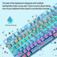 Best Price Black White Pink Blue 9-rgb 87keys Wired Usb Computer Gaming Led Rgb Keyboard