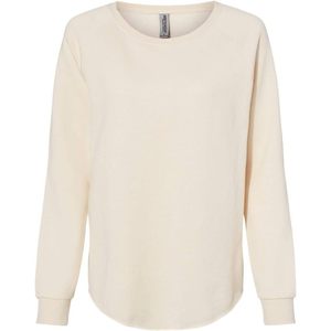 Personalizado de las mujeres PRM2000 California Wave Crewneck sudaderas personalizable seda bordada cremallera uno se adapta a todos los huesos de invierno - Product Image 6