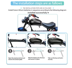 빠른 배송 36v 48v 52v 60v 72v 15-35ah 전기 스쿠터 배터리 72V (1000W 2000W 3000W 5000W 전기 자전거, 전기 오토바이용) - Product Image 6