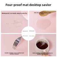 Nouveau tapis de souris en cuir personnalisé, extra-large, épaissi, imperméable et résistant à la saleté, tapis de bureau en cuir pour ordinateur