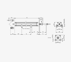 Sensor Lineal Inductivo Bal Luff BIW1-E310-M0130-P1-S115, 18~30V, 4~20mA, IP54, -20~85°C, Precisión de Repetición de 10m, en Stock - Product Image 2