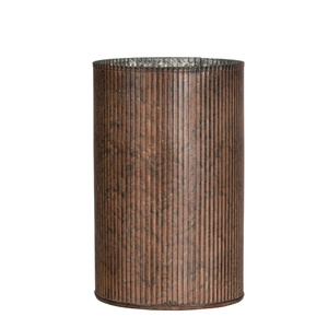 Bán buôn sản phẩm 0.7 gallon kim loại trồng mạ kẽm Chậu Hoa Vườn hiệu ứng rỉ sét với tẩy thiết lập cho vườn nhà - Product Image 5