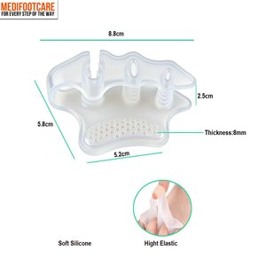 Separadores para una Alineación Correcta de los Dedos, Correctores de <span class=keywords><strong>Juanetes</strong></span> y Dedos en Martillo, Plantillas para Sandalias Flip-Flop, Separadores de Dedos para Hombres y Mujeres - Product Image 4