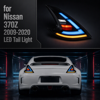 Feu arrière LED RGB étanche IP67 avec clignotant séquentiel dynamique et lentille fumée Nafu Auto pour Nissan 370Z Coupé Roadster