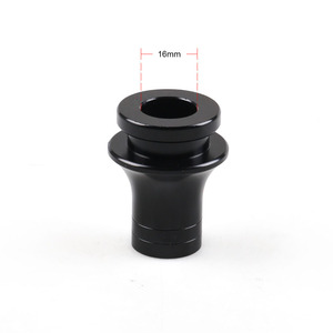 Adaptateur de base de pommeau de vitesse de voiture en aluminium avec limiteur, avec cache-poussière de verrouillage et connecteur - Product Image 4