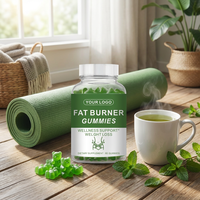 Gummies de gestion du poids à marque privée, Garcinia Cambogia naturelle avec thé vert et cétone de framboise