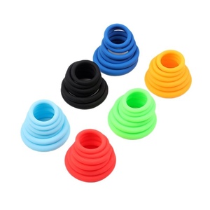 Anelli per Pene in Silicone per Uomo, Masturbatori Erotici Maschili, Giocattoli Sessuali per Adulti, Fornitura di Fabbrica, Morbidi e Lisci per Ritardare l'Eiaculazione - Product Image 4