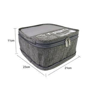 Juego de 6 Cubos de Compresión para Empacar, Hechos con RPET Reciclado, Organizadores de Equipaje Ligeros con Bolsa para Zapatos - Product Image 6