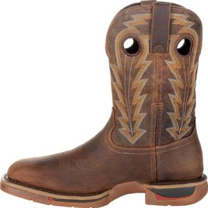2026 NEW KJ Dropshipping Custom Logo Vintage Embroidery Unisex Block Heels Western <strong>Boots</strong> Plus Size Cowboys Chelsea <strong>Boots</strong> Men - Product Image 1