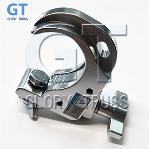 Abrazadera de Truss de Aluminio de Servicio Medio con Cierre Rápido, 48-51mm, SWL 200kg, Certificación TUV, Gancho de Perfil Bajo para Iluminación de Escenario - Product Image 6