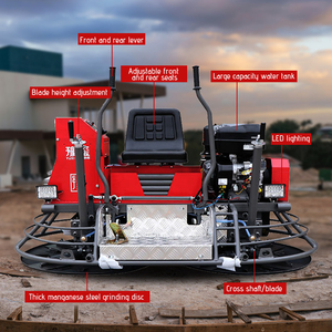 Maquinaria de Fábrica Allanadora de Concreto a Gasolina Conductor a Bordo - Product Image 6