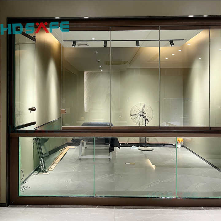 Photo inspiration: Floor To Ceiling Glass Windows And Sliding Glass Doors Modern Reference: Frameless Glass Windows Durable Stylish And Space Saving