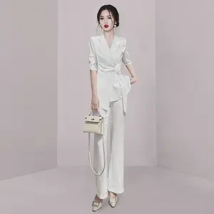 2023 New ready to ship or custom high quality hot fashion and elegant office business suits for young women