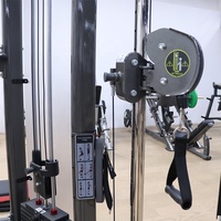 Appareil de musculation professionnel tout-en-un avec poulie double réglable et système de croisement de câbles