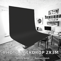 Toile de fond photo Lejiada 2x3M en mousseline noire, rouge, blanche, grise, verte pour photographes et événements – Arrière-plans pour photos