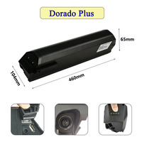 Rétention Dorado Pro Plus Max 36v 17ah 21ah 25ah 25amp 630Wh 360Wh 460*61*84 pour UHVO E-Torque Qwic Performance MN380 MD11 RD10