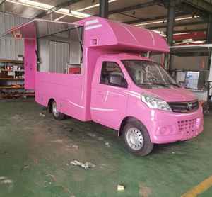 Chariot de nourriture mobile sans fumée avec système d'eau et d'électricité pour la vente de rue - Product Image 4