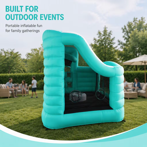Castillo Inflable Multifuncional de Lujo Golden Art, 9x9 Pies, Capacidad para 3 Niños, Fácil de Instalar - Product Image 1
