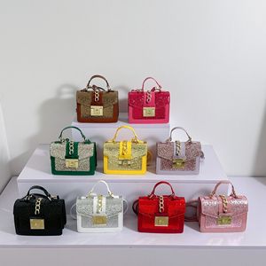 Factory New Multicolor <b>Small</b> Square Bag With Lock Lady <b>Purse</b> Luxury Cute Single Shoulder Crossbody Bag Tanjing - Product Image 2