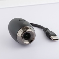 UNLOV QML-0667 Nouvelle lampe de projection USB pour toit de voiture, ciel étoilé, lumière LED romantique HD avec réglage de la luminosité, ABS