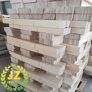 Wholesale Price Poplar Wood Curved Bed Slats For Sale