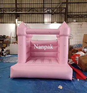 Chất lượng cao Pastel màu hồng màu xanh PVC nhảy lâu đài Mini 6ft trong nhà bên tổ chức sự kiện thuê bouncy lâu đài trẻ em trẻ em Inflatable Bouncer