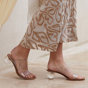 Zapatos Transparentes de Cristal con Tacón Bajo de 6CM, Estilo Único y Moderno para Mujer, 2025 - Product Image 4