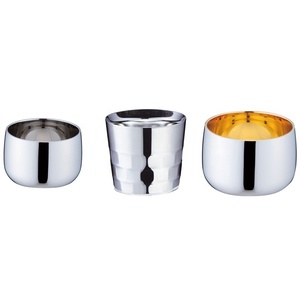 Gobelets à saké creux à double structure en acier inoxydable isolés sous vide - Product Image 4