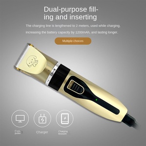 Tondeuse à poils <span class=keywords><strong>de</strong></span> chien électrique à faible bruit, tondeuse <span class=keywords><strong>de</strong></span> toilettage pour animaux <span class=keywords><strong>de</strong></span> compagnie rechargeable, rasoir, tondeuse à poils d'animaux <span class=keywords><strong>de</strong></span> compagnie, rasoir à faible bruit - Product Image 5
