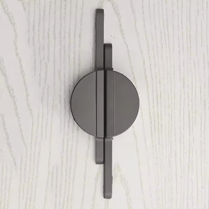 Modern Luxury Semicircle Cabinet Aluminum Drawer Pull <strong>Gold</strong> Black Kitchen Wardrobe Dresser Pulls Interior <strong>Door</strong> Handles - Product Image 4