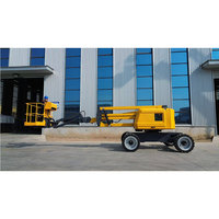 8-20m Portable Remorquable Petit Bras De Levage Ascenseur De Travail À Haute Altitude Portable Cherry Picker