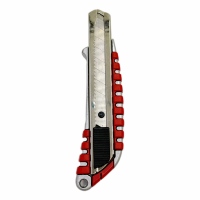 Couteau utilitaire à lame tranchante en acier au carbone robuste de 18mm de large avec lames rétractables coupe-boîte de bricolage pour cartons