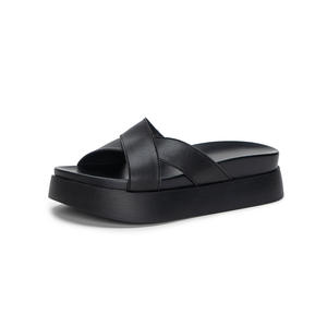 Chaussures d'extérieur pour femmes en cuir véritable, antidérapantes, style urbain tendance, dessus en cuir de vachette (4,5 cm), printemps/automne - Product Image 6