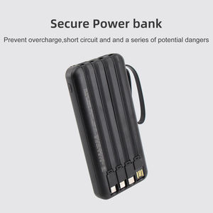 Cargador Portátil ZOTU con Cable Integrado, Banco de Energía USB C con Pantalla LED, Paquete de Batería con 4 Salidas y 2 Entradas para Artículos Esenciales de Viaje - Product Image 6