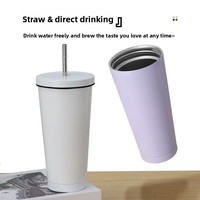 클래식 디자인 500ml/750ml 이중 벽 진공 절연 스테인레스 스틸 텀블러 여행 용량을위한 PC