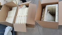 Reazone Moule à briques creuses décoratives 3D en plastique ABS pour blocs de béton et parpaings