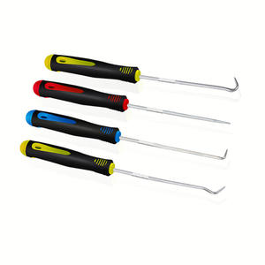 Ensemble d'outils de réparation automobile 4 pièces : tournevis pour joints d'huile, crochet de démontage, outil de dépose de pierres de pneus, outils de nettoyage et de remplissage de cartouches d'encre - Product Image 1