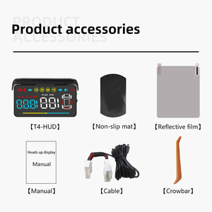 WiiYii HUD for Tesla Model 3 Car Windscreen Projector with Built-In <strong>Clock</strong> Function - Product Image 6