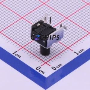 TS-1045-A11B3-D2 Tactile Switch SMD Switch Single Pole Single Throw Round Button 2.5N Horizontal Mount - Product Image 2
