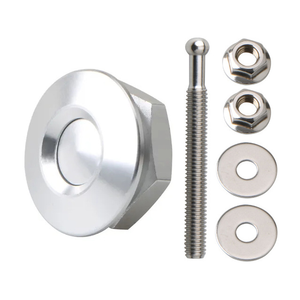 YH3695 Pasadores Universales para Vehículos, Clip de Bloqueo de Matrícula de Liberación Rápida, Kit de Botón de Apertura de Capó, Cierre Rápido de Aleación de Aluminio - Product Image 3