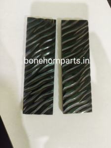 Empuñaduras Ecológicas para Cuchillos Impala de Cuerno de Búfalo con Técnica Pintada, Forma Natural M.S. EXPORT MS002 - Product Image 2