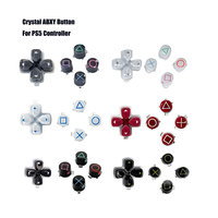 Pièce de rechange pour manette PS5 : Bouton directionnel en cristal, fonction D-pad, touches ABXY et levier analogique pour Astro Bot PS5