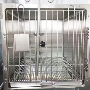 Cage d'hospitalisation vétérinaire en acier inoxydable pour animaux, cage de récupération pour animaux de compagnie, équipement de clinique vétérinaire - Product Image 4