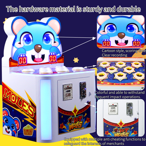 Phong cách dễ thương Chuột Dễ Thương nhịp đập hamster Coin Pusher Mini <span class=keywords><strong>Arcade</strong></span> trò chơi máy whack một trò chơi nốt ruồi - Product Image 4