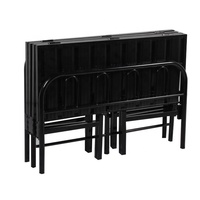 Meuble de chambre à coucher en métal, lit double pliable, taille extra, bon marché, hôtel et appartement, promo